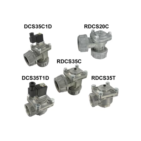 Dwyer Instruments 1-1/2" diaphragm valve, remote coil, NPT connection. RDCS35T